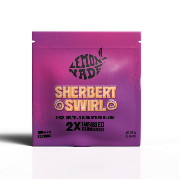 Sherbert Swirl THCa Gummies 100mg