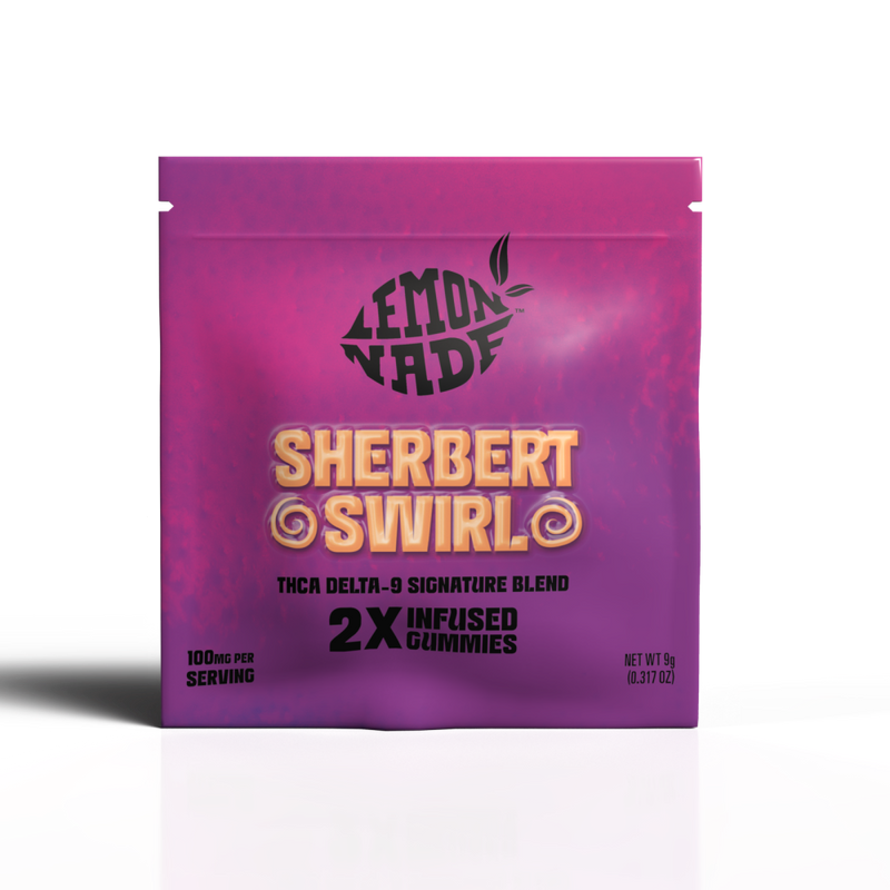 Sherbert Swirl THCa Gummies 100mg