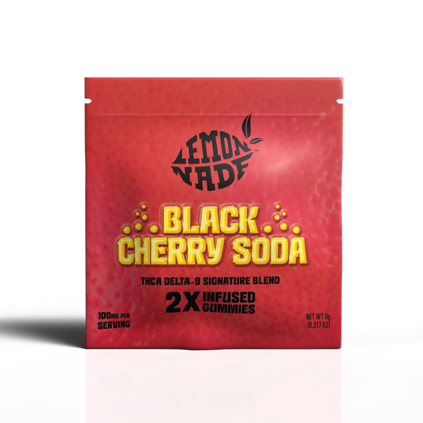 Black Cherry Soda THCa Gummies 100mg
