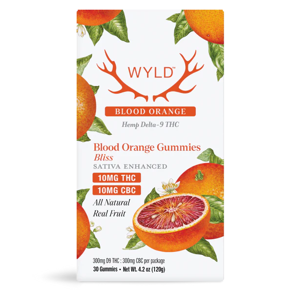 Blood Orange 1:1 THC:CBC Gummies 300mg