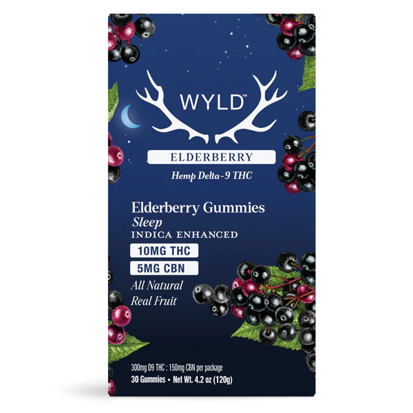 Elderberry 2:1 THC:CBN Gummies 300mg