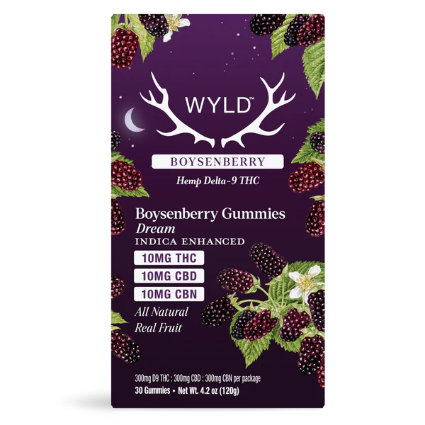Boysenberry 1:1:1 THC:CBD:CBN Gummies 300mg