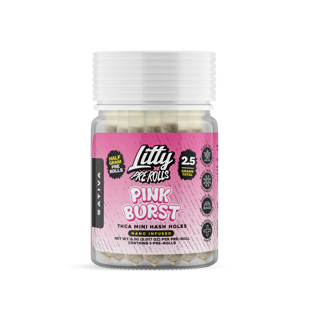 Pink Burst THCa Pre-Rolls (5-pack)