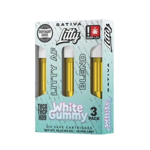 White Gummy Cartridge 3g