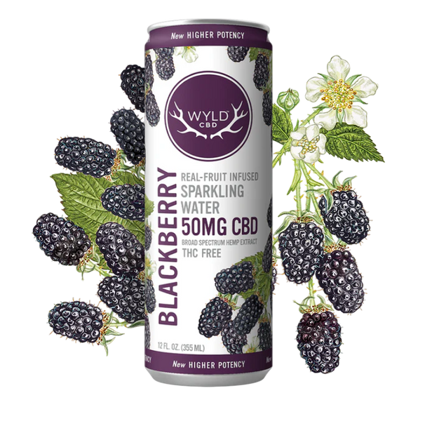 Blackberry Sparkling Beverage 50mg