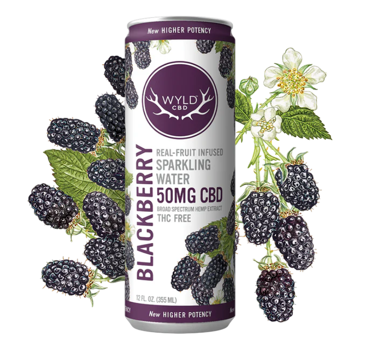 Blackberry Sparkling Beverage 50mg