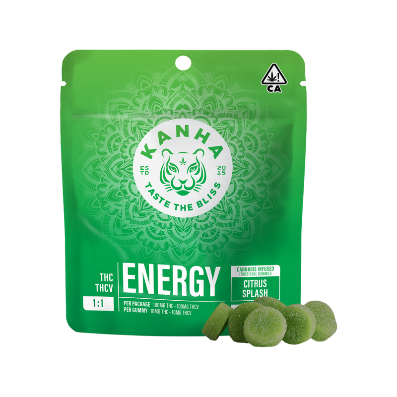 Energy Citrus Splash Gummies 100mg