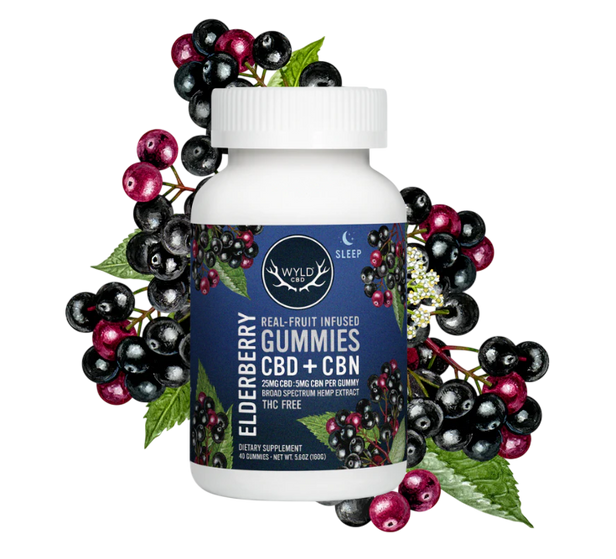 Elderberry 5:1 CBD:CBN Gummies 1000mg (40ct)