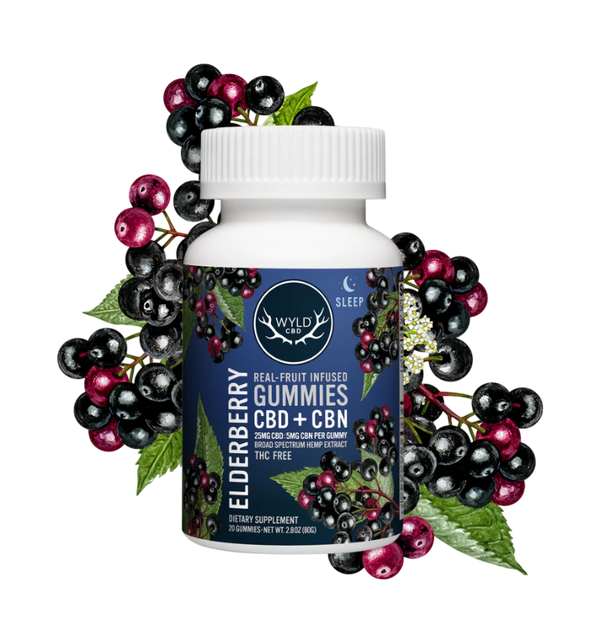Elderberry 5:1 CBD:CBN Gummies 500mg (20ct)