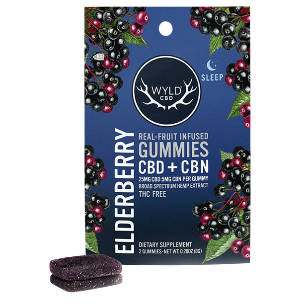 Elderberry 5:1 CBD:CBN Gummies 50mg