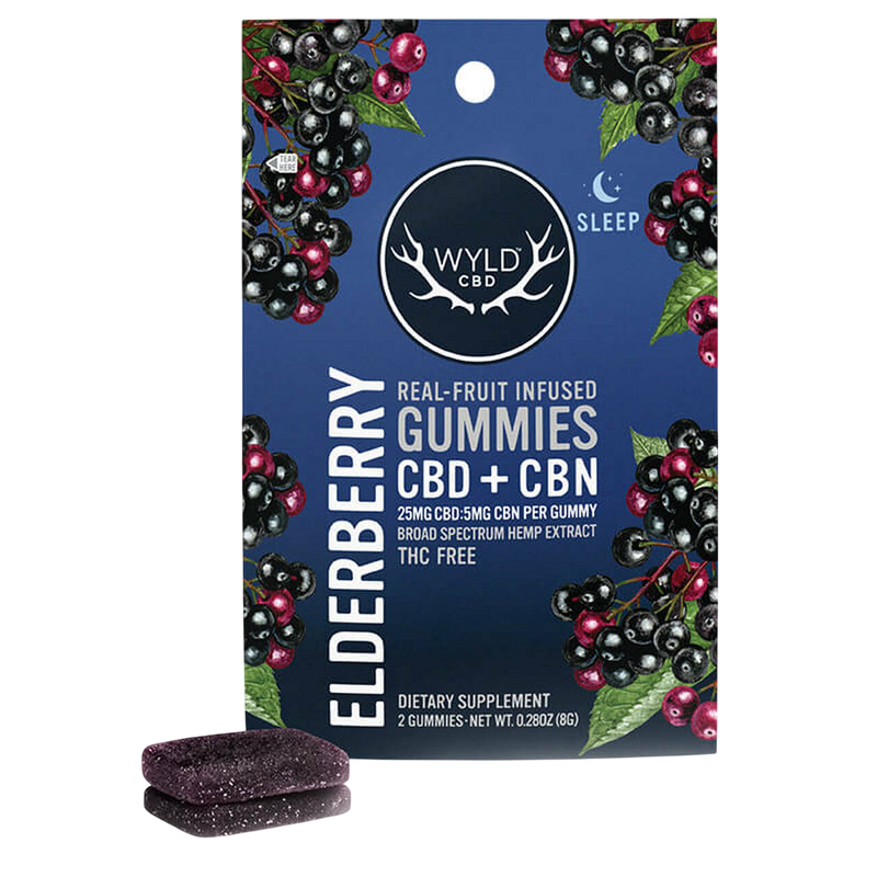 Elderberry 5:1 CBD:CBN Gummies 50mg