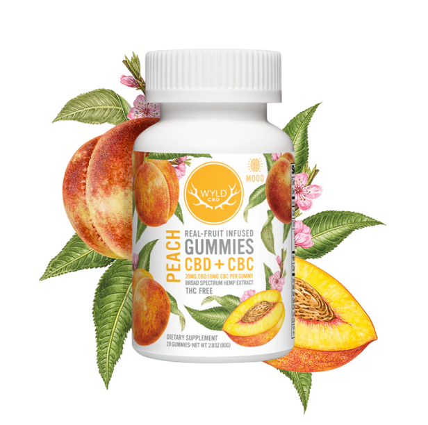 Peach 2:1 CBD:CBC Gummies 400mg (20ct)