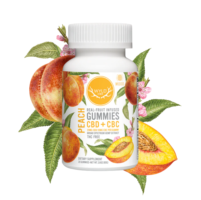 Peach 2:1 CBD:CBC Gummies 400mg (20ct)