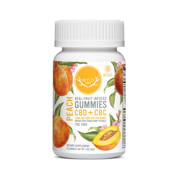 Peach 2:1 CBD:CBC Gummies 200mg