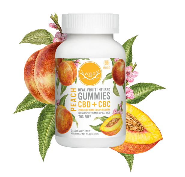 Peach 2:1 CBD:CBC Gummies 800mg (40ct)