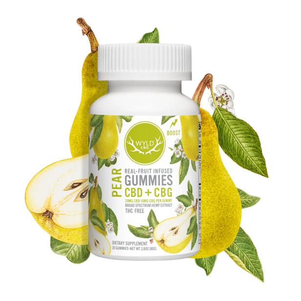 Pear 2:1 CBD:CBG Gummies 400mg (20ct)