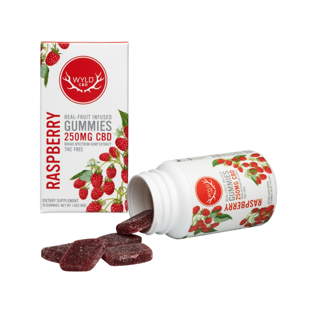 Raspberry Gummies 250mg