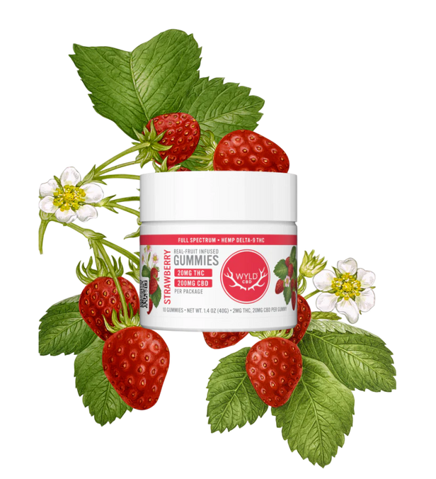 Strawberry 10:1 CBD:THC Gummies (10ct)