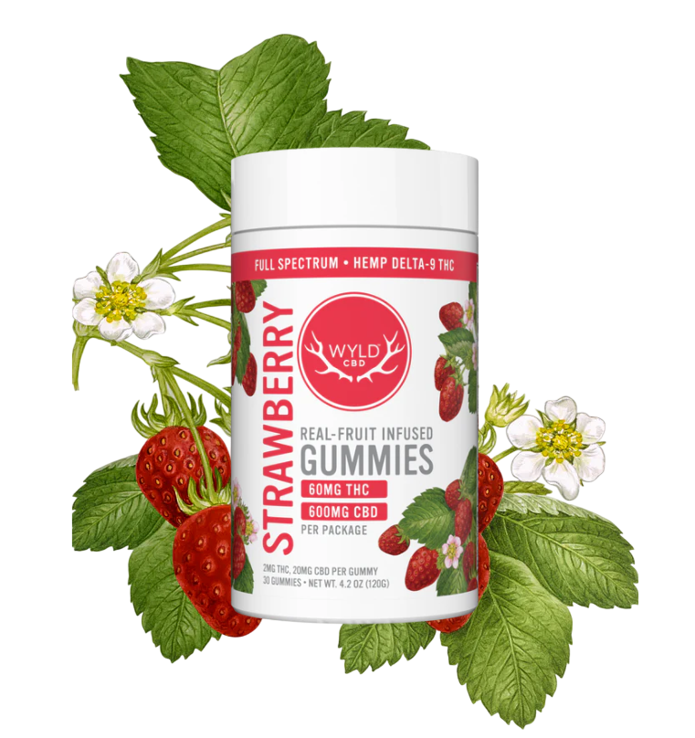 Strawberry 10:1 CBD:THC Gummies (30ct)
