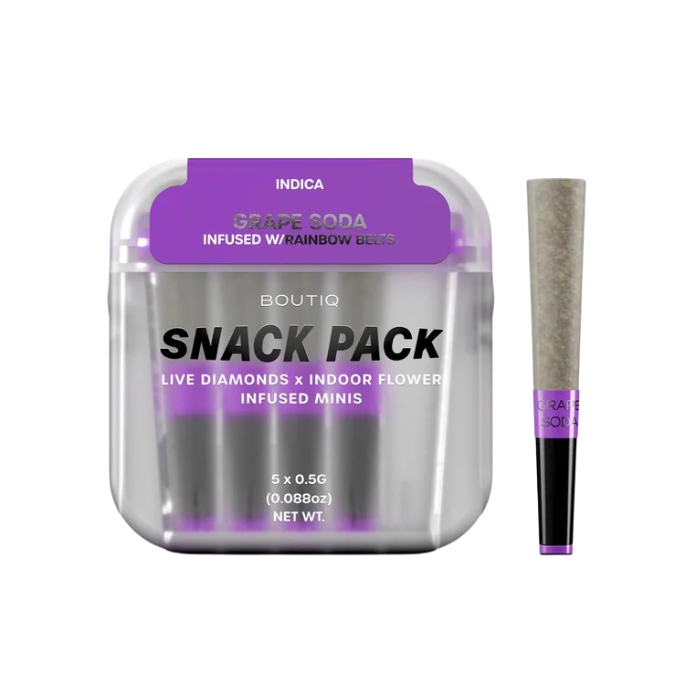 Grape Soda x Rainbow Belts Infused Minis (5-pack)