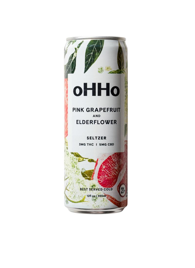 Pink Grapefruit & Elderflower 3mg Seltzer (4-pack)