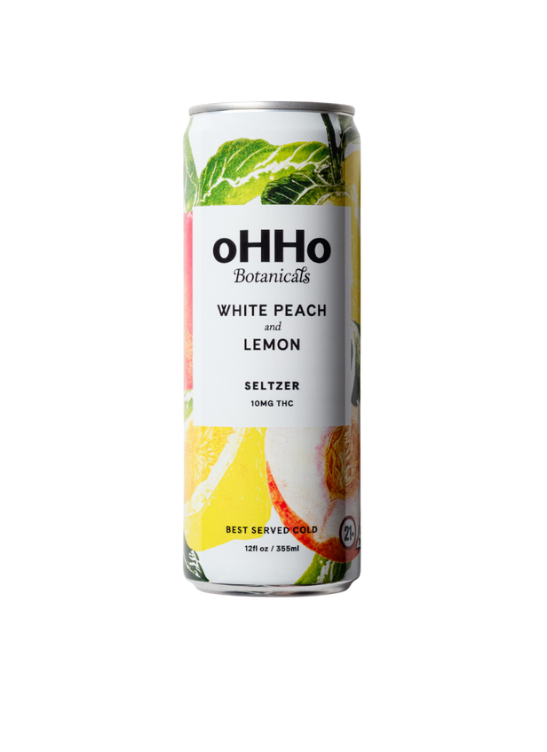 White Peach & Lemon 10mg Seltzer (4-pack)