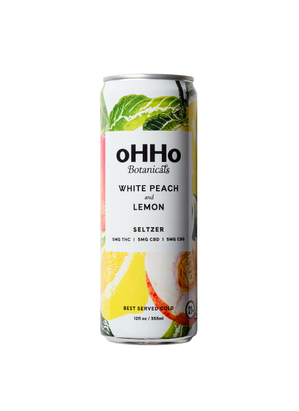 White Peach & Lemon 5mg Seltzer (4-pack)