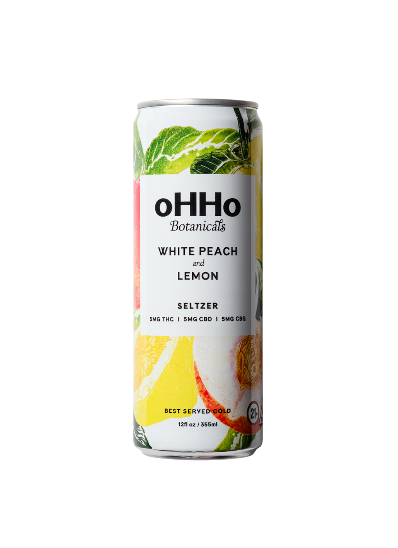 White Peach & Lemon 5mg Seltzer (4-pack)