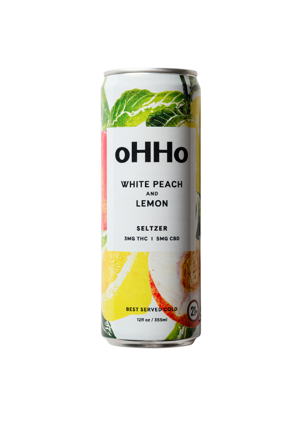 White Peach & Lemon 3mg Seltzer (4-pack)