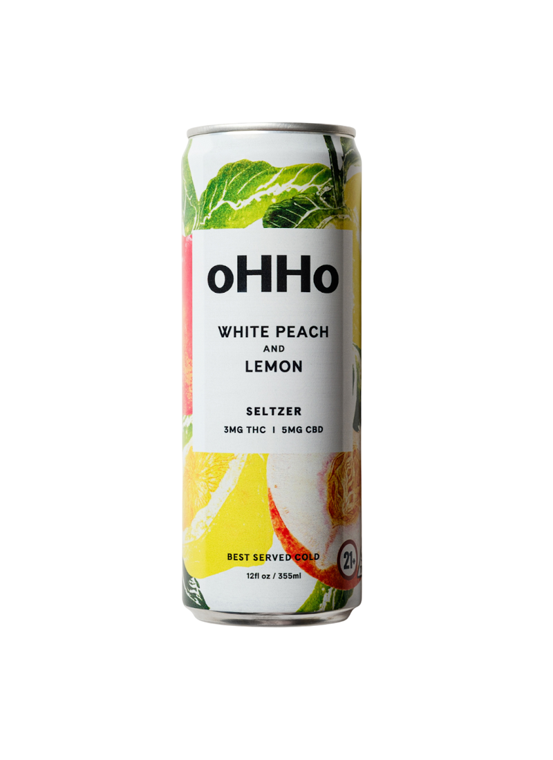 White Peach & Lemon 3mg Seltzer (4-pack)
