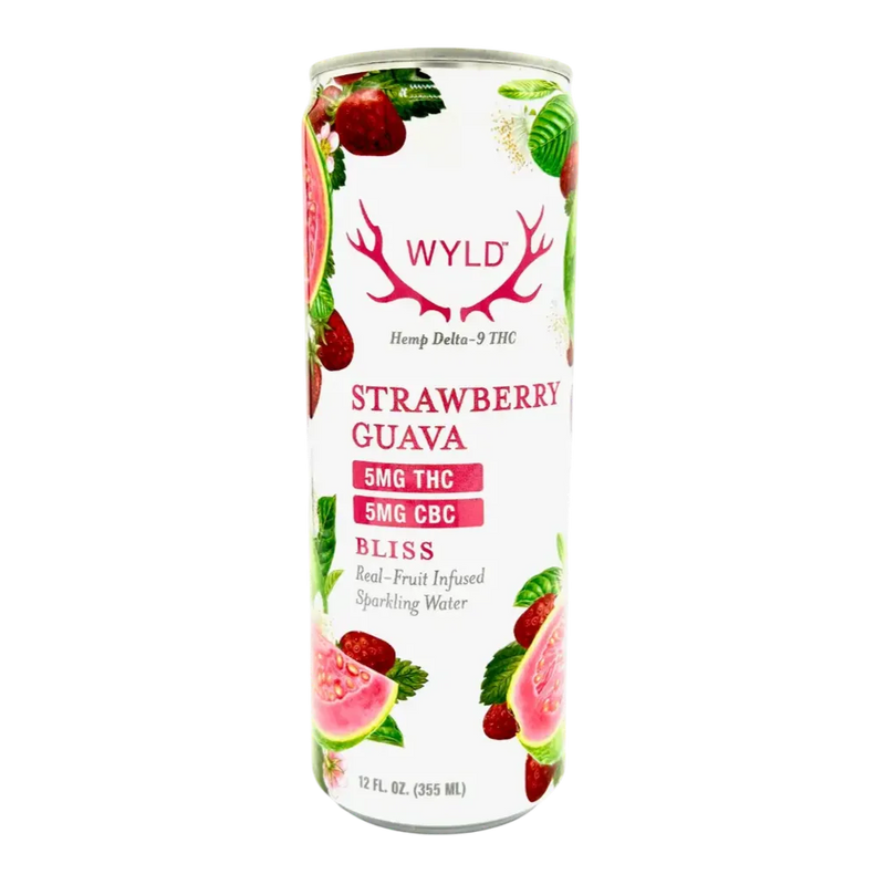 Strawberry Guava 1:1 THC:CBC Sparkling Beverage 5mg