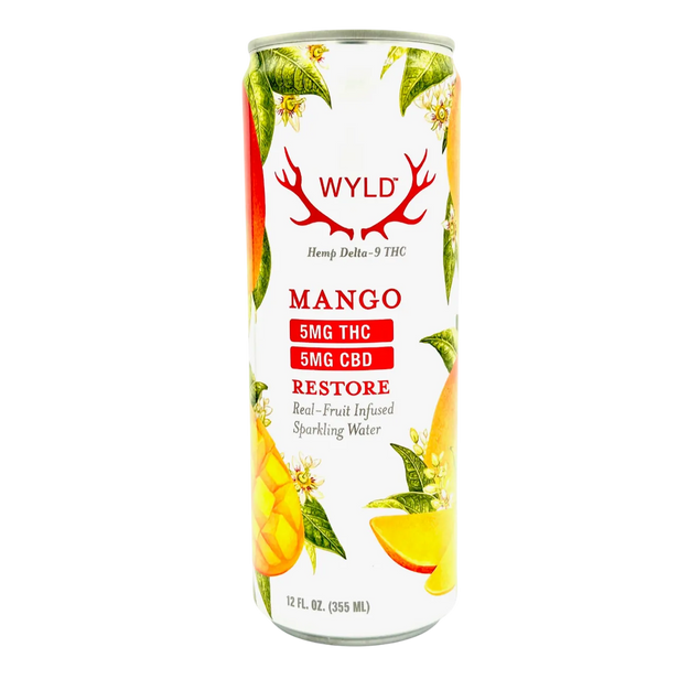 Mango 1:1 THC:CBD Sparkling Beverage (4-pack)